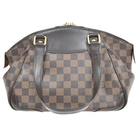 LOUIS VUITTON Verona PM Shoulder Bag Damie Ebene Leather Brown - Picture 3 of 14